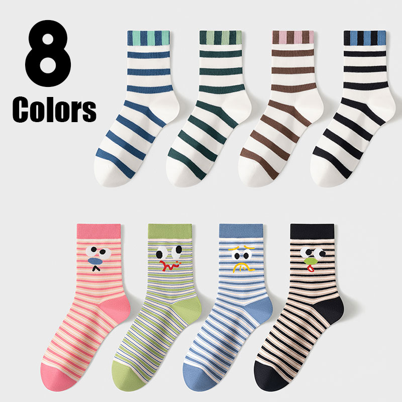 8 Pairs Womens Crew Socks Thin Soft Comfort Breathable Dress Socks Above Ankle Crew Socks For Outdoor Sports Running And Cycling Women - Shop at LoveMi