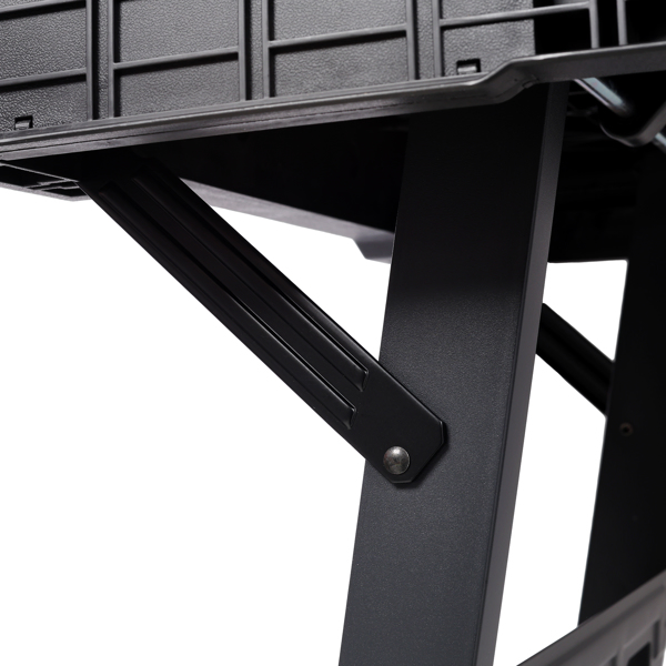 Foldable Work Bench,Portable Workstation,Work Bench Suitable for Garage,Workshop and Home,1650LBS Capacity,Black-33