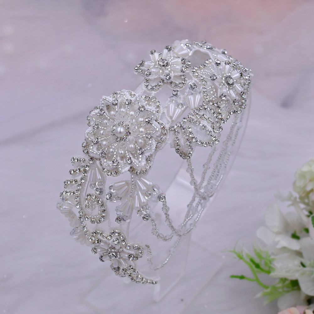 Women's Fashion Crystal Beaded Tassel Waistband