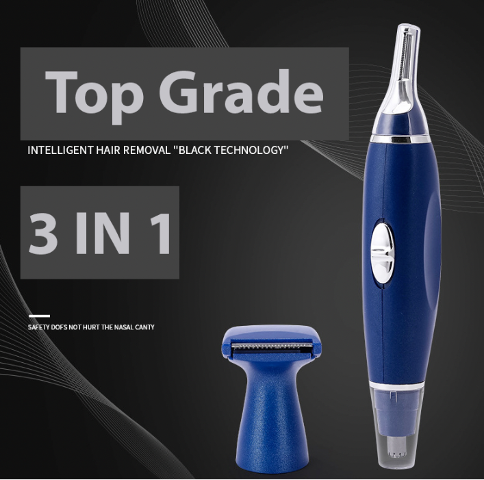 Electric Ear Beard Nose Hair Trimmer Eyebrow Mustache Remover Shaver Clipper New 3