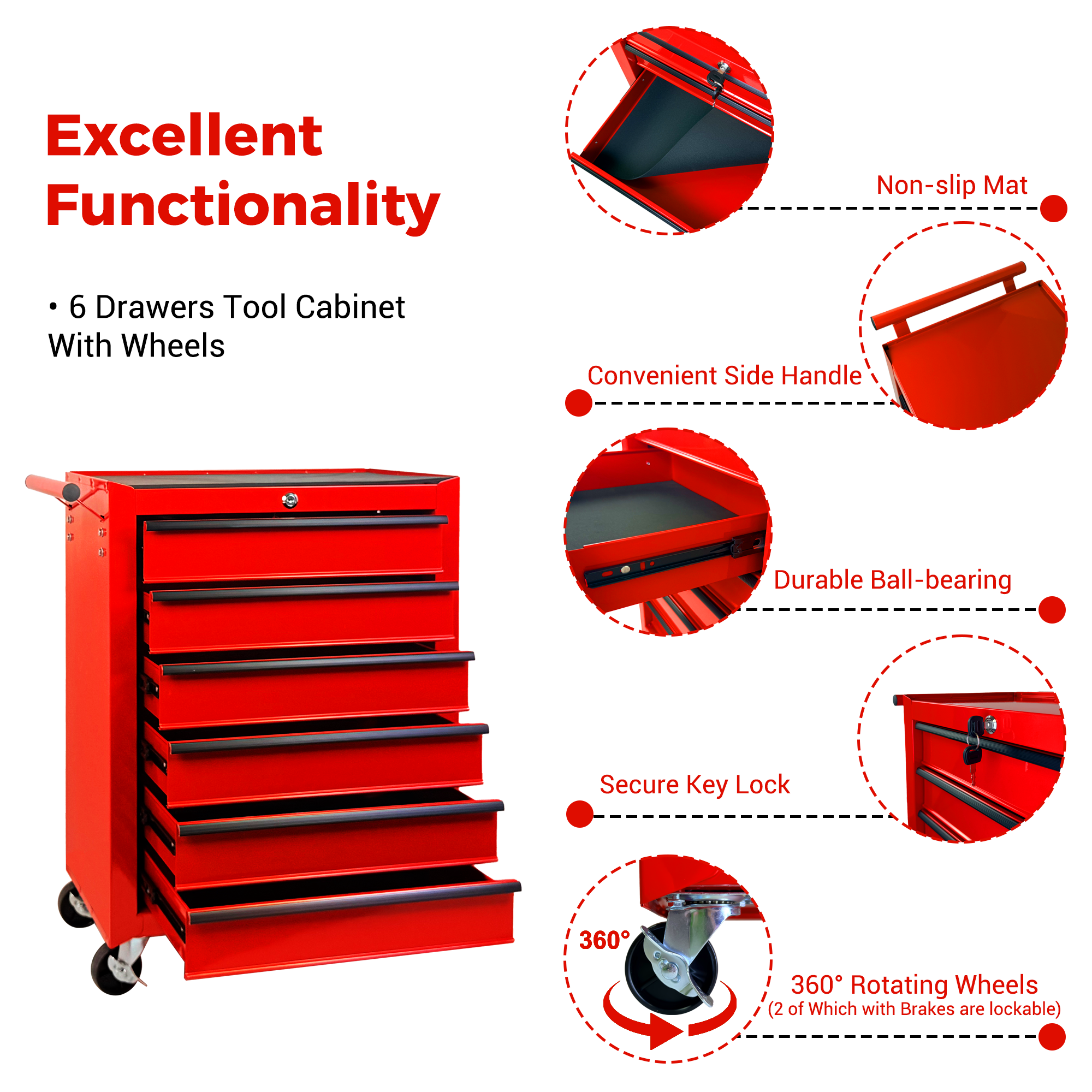 Steel Rolling Tool Chest, picture 3 of 4