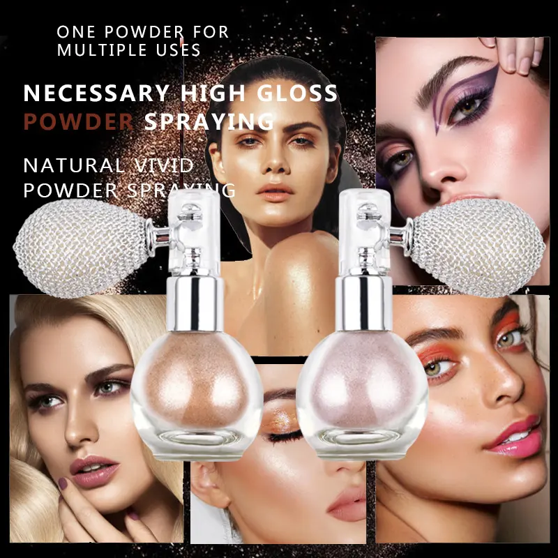 Spray Brightening Glitter Powder Body Highlighter
