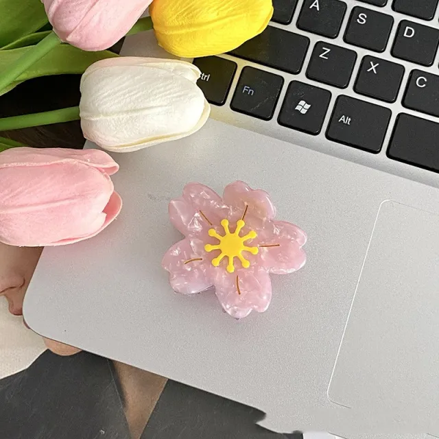 Flower Cherry Blossom Bell Orchid Grab Clip Cherry Blossoms - Shop at LoveMi
