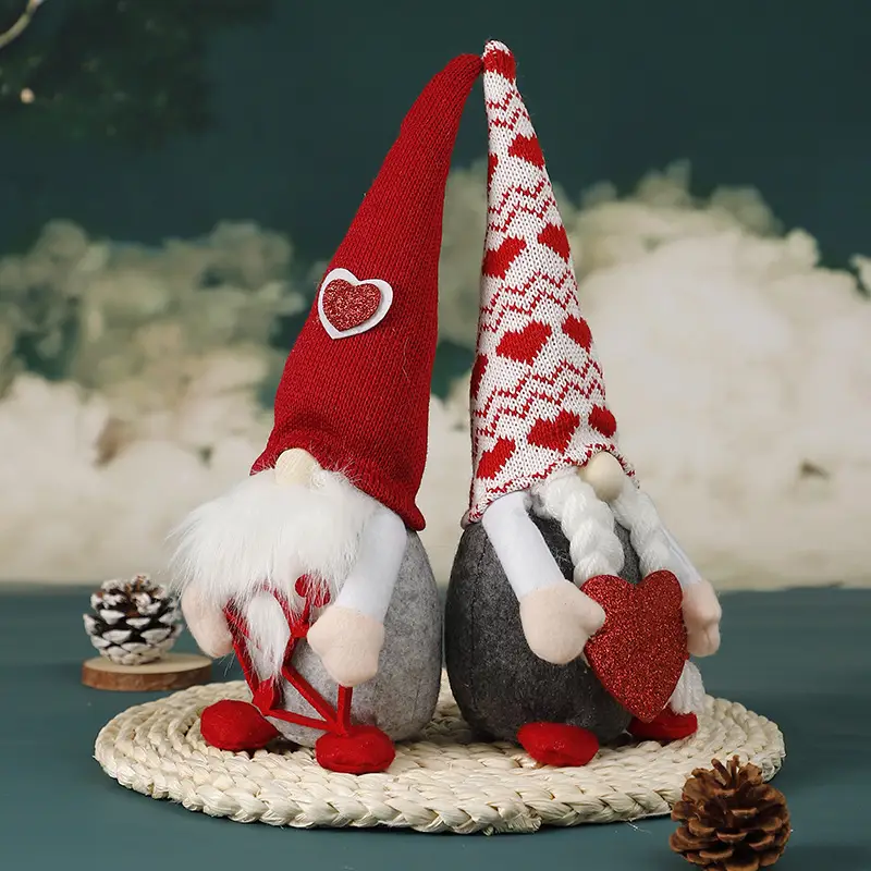 Valentine's Day Ornament Love Faceless Doll Couple