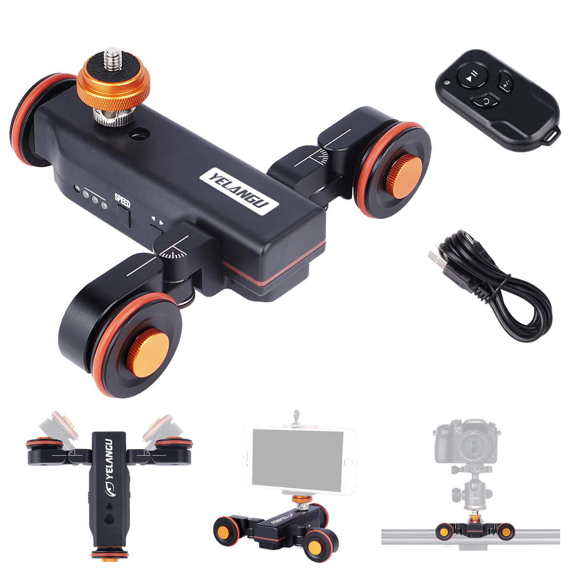 Mobile Camera Remote Control Single Reverse Slide Camera Car - Image 6