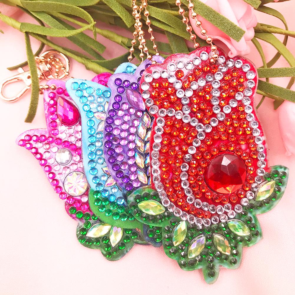 Special-shaped Diamond Diy Diamond Painting Keychain Decorative Pendant