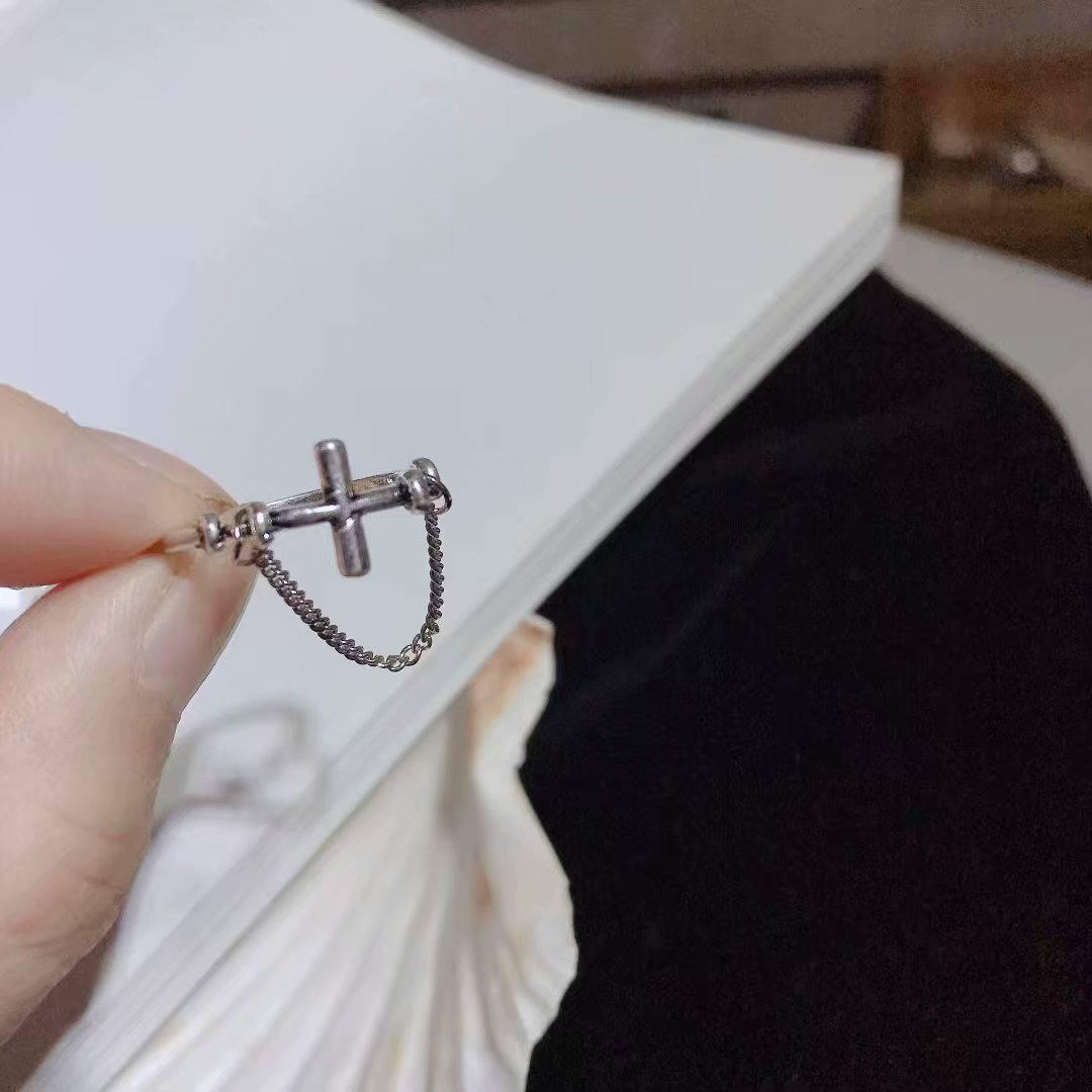 Fashion Creative Simple Belt Cross Ring