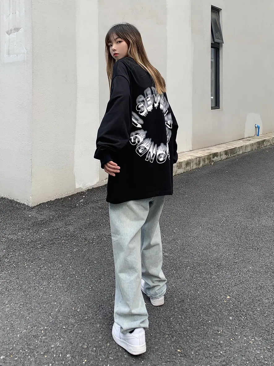 Straight Loose Ins Tide Brand High Street Pants Waist
