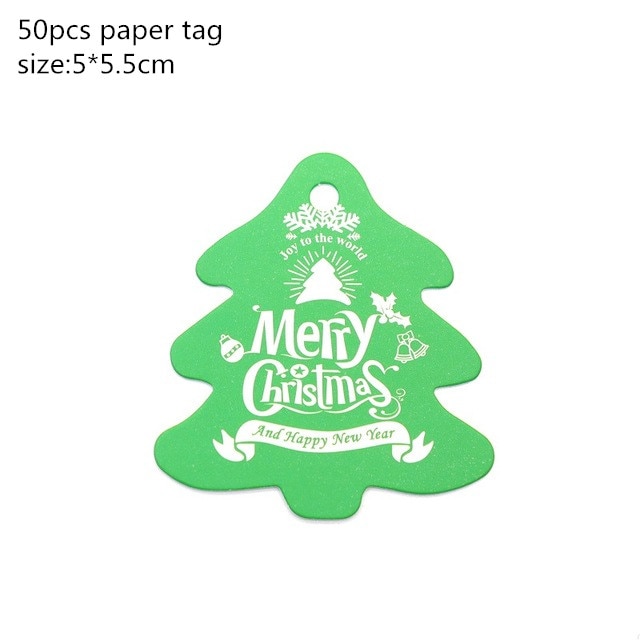 Green Christmas Tree50PCS