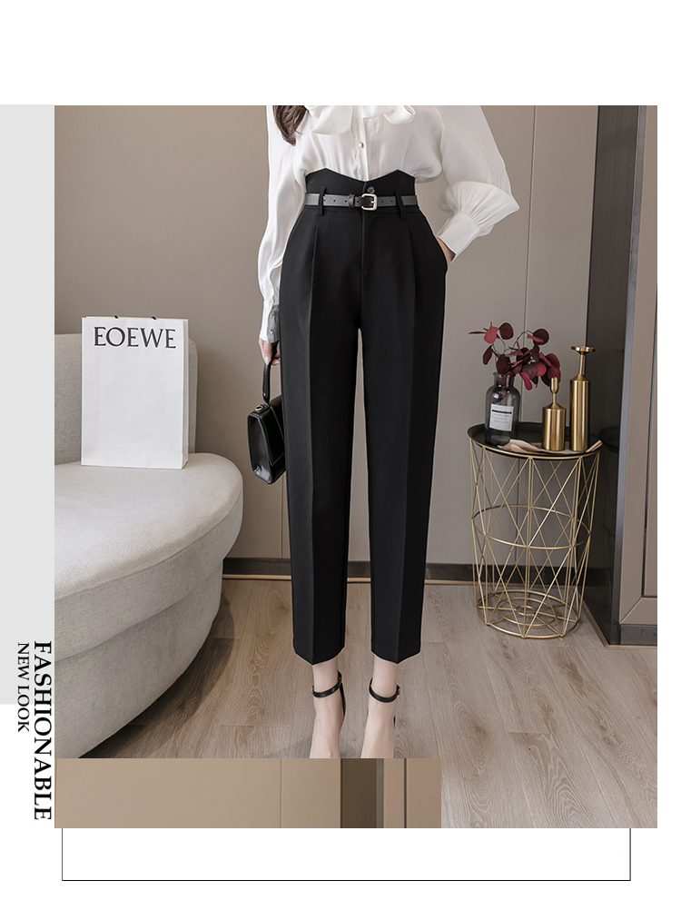 Title 6, High Waist Suit Pants Ladies Summer Pants Thin ...