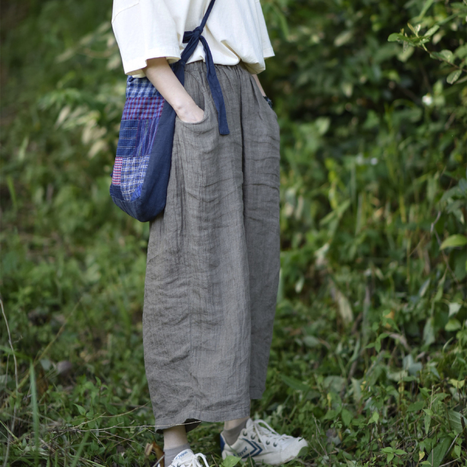 Women's Linen Simple Loose Casual Pants