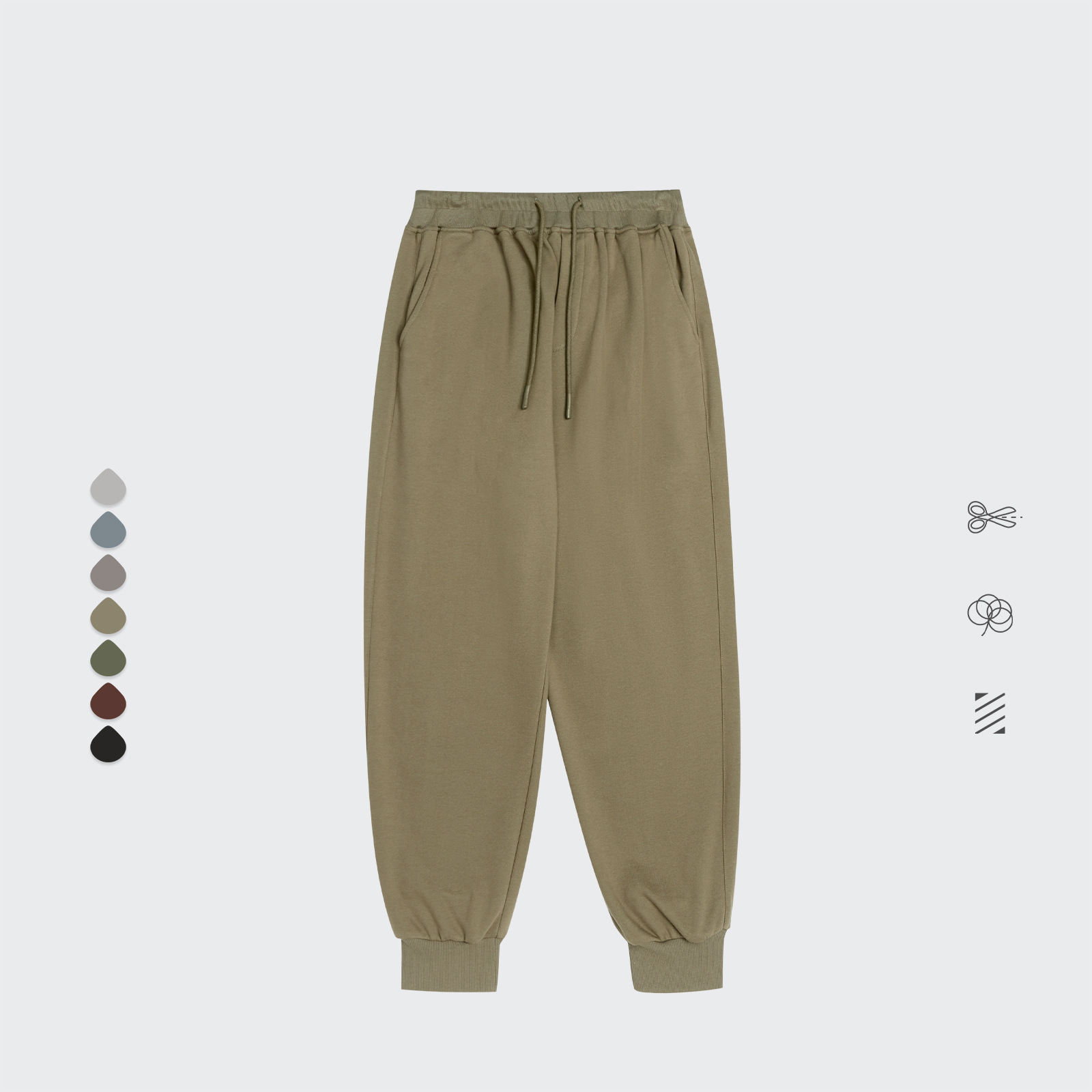 Plus Velvet Tide Brand Loose Solid Color Round Neck Couple Dress