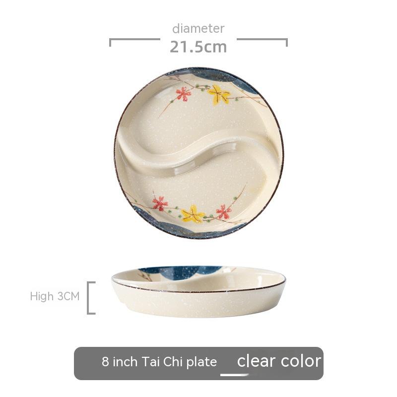 8 Inch Clear Color Plate