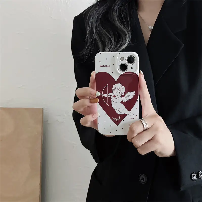 Love Cupid Printed Phone Case Protector
