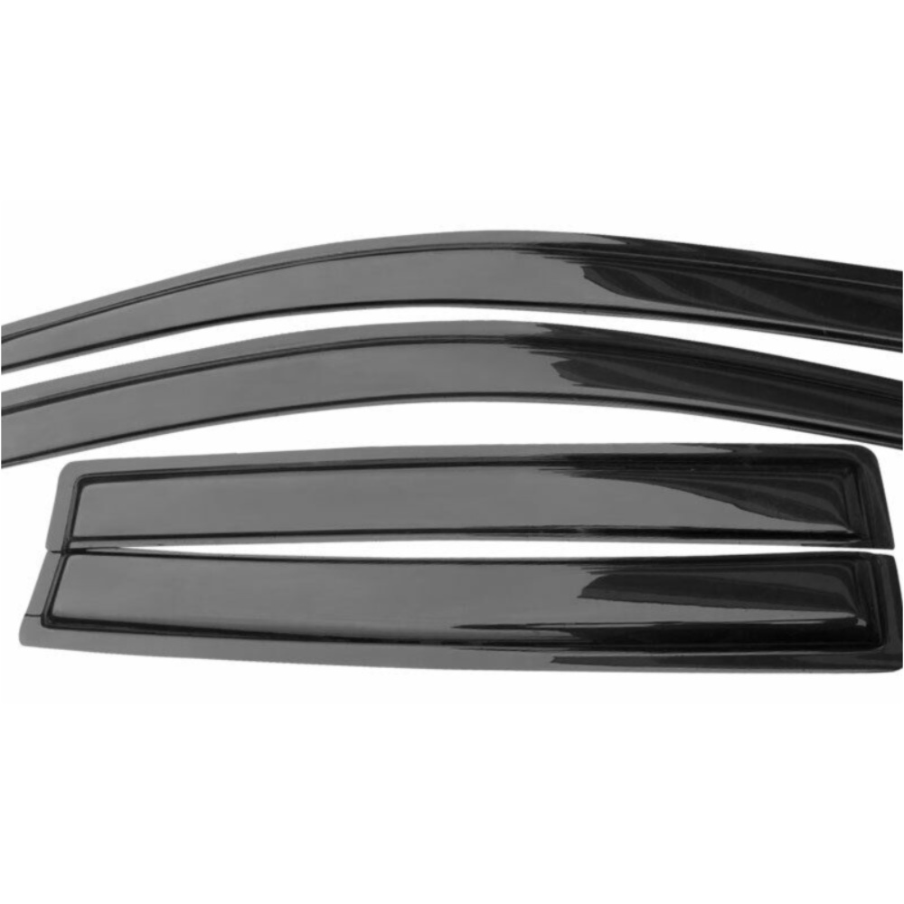 For 04-10 QX56 05-15 Armada Acrylic Window Visors Rain Sun Guard Acrylic 4PC Set