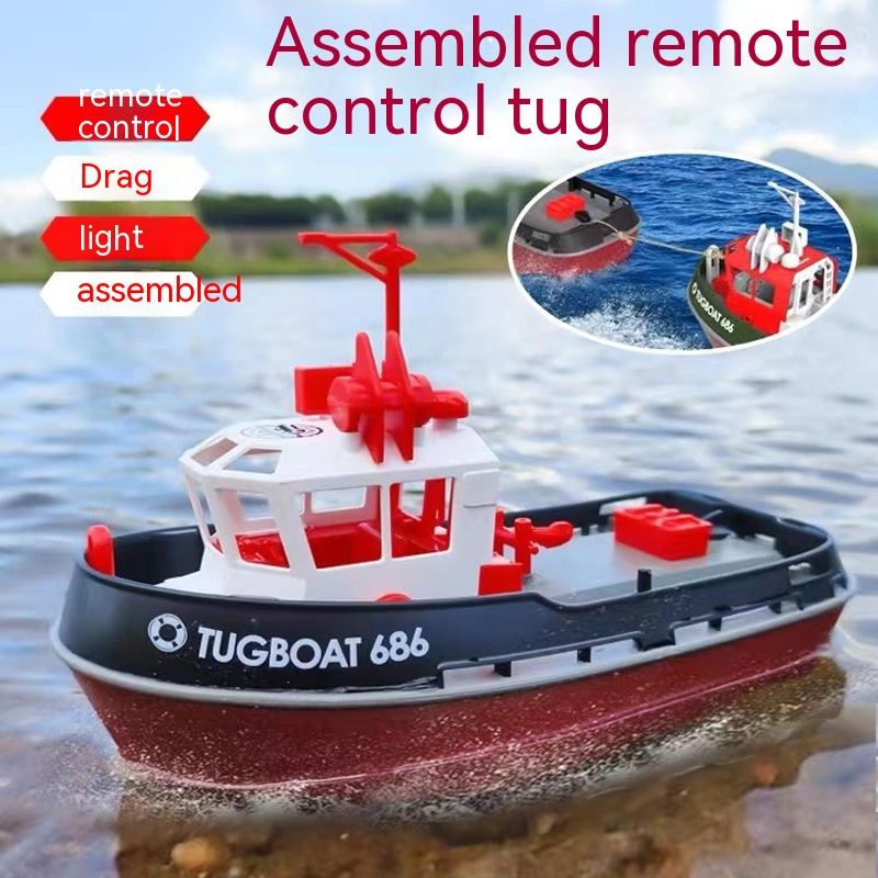 Wireless Remote-control Ship Speedboat Dual Motor