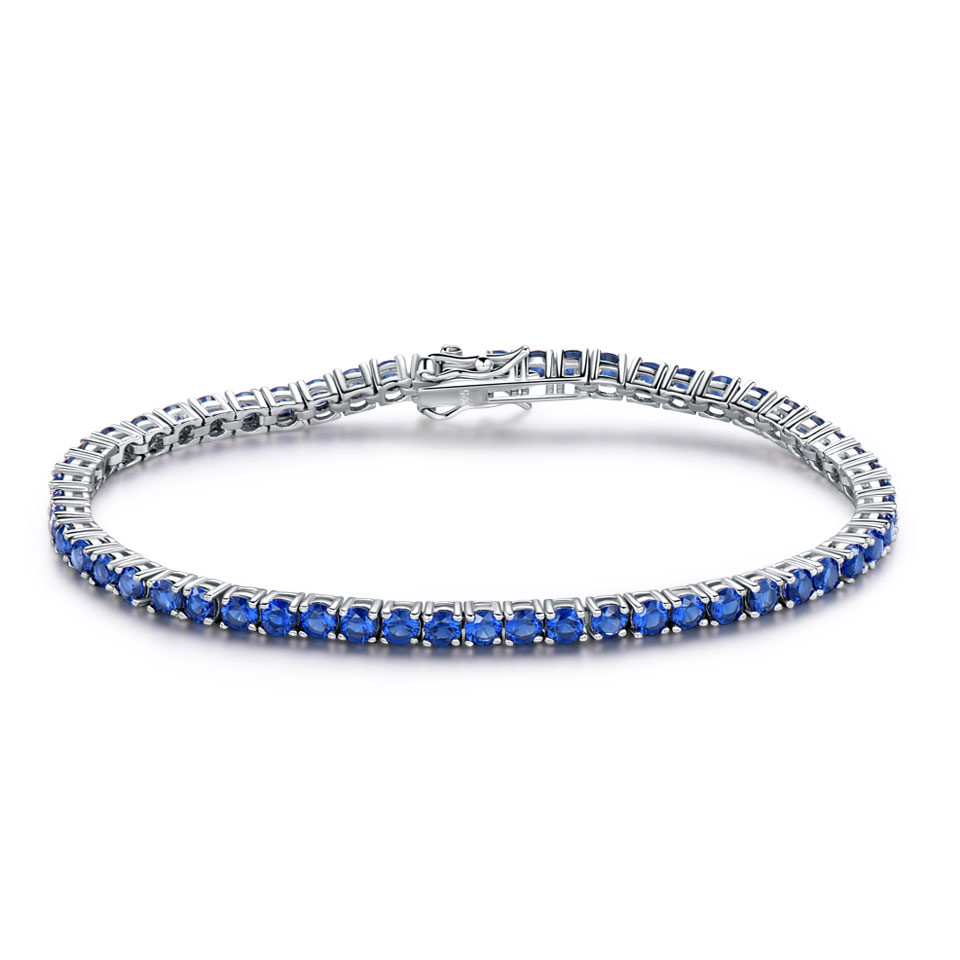 Gemstone Girls Fashion Simple Bright Silver Bracelet