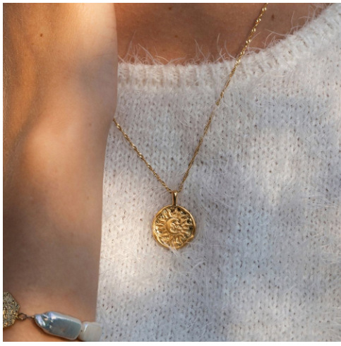 Fashion Ins Style S925 Retro Simple Clavicle