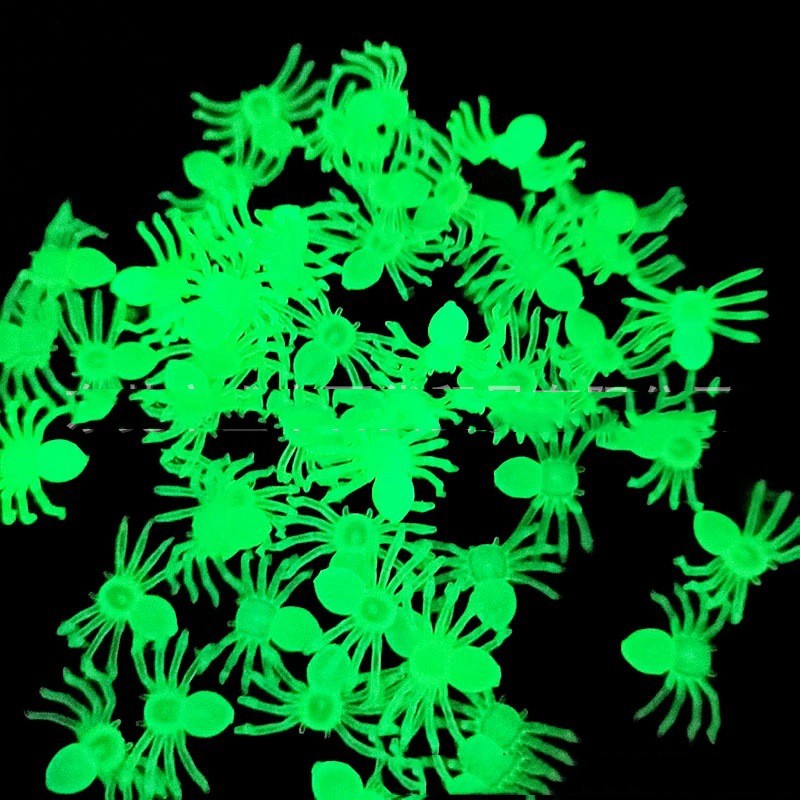 Halloween Decoration Luminous Spider Cotton Layout