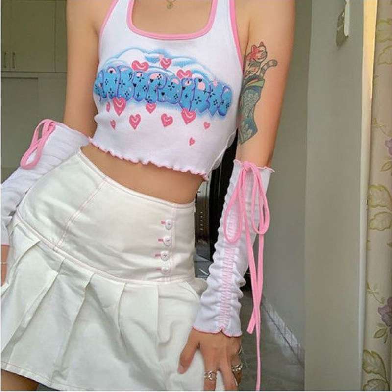 All-match Sleeve Vest Top