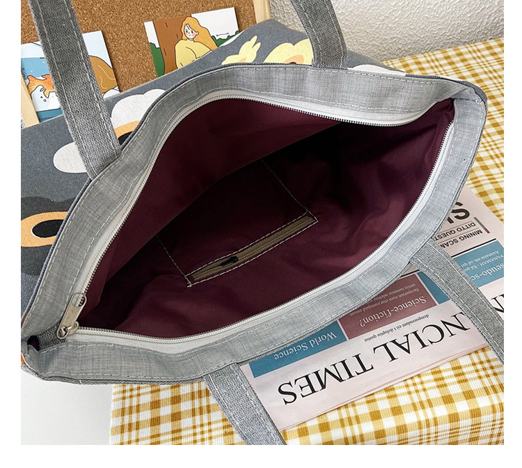 Large Capacity One Shoulder Women's Printed Handbag