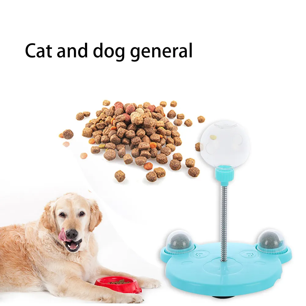 Pet Feeder Cat Toy Pets Leaking Food Ball Self-Playing Tumbler Funny Swing Feeder Puzzle Toys Playing Training Dispenser Bowl – image 4