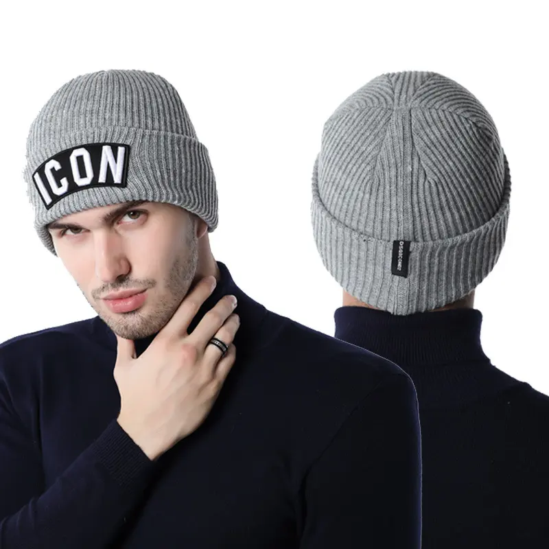 Men's and Women's Cold-proof Fashion Woolen Hats