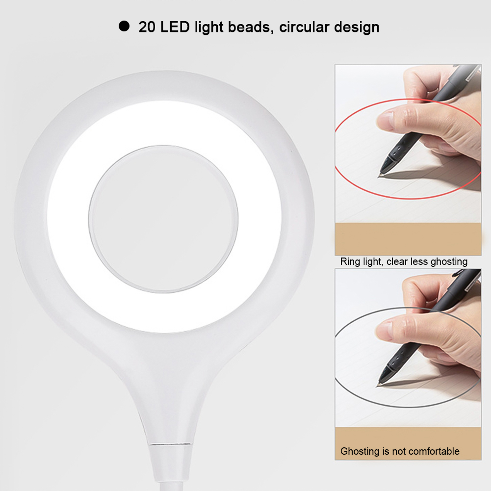 Title 8, Lampe de lecture LED sur pied flexible pour bur...