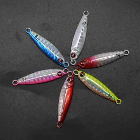 Cut Iron Plate Lead Fish Multicolor Sea Fishing Lure