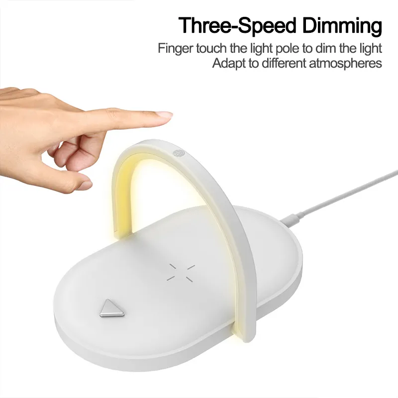 3 In 1 Foldable Wireless Charger Night