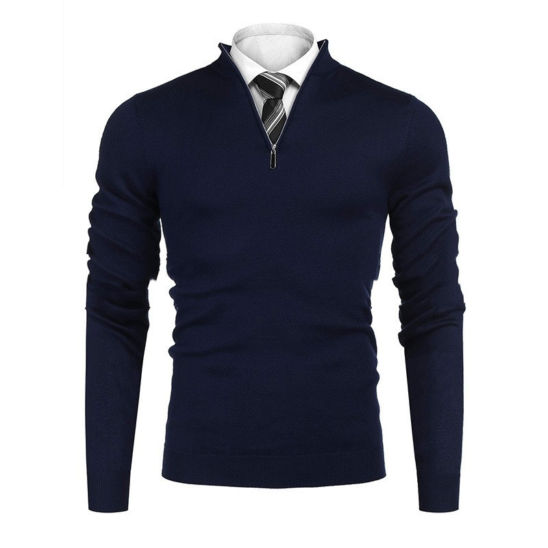 Long Sleeve POLO Shirt Foreign Trade Turtleneck Bottom Europe And America T-Shirt