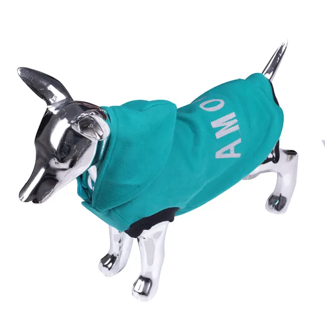 Two foot Hooded Dog Sweater Green - Shop at LoveMi