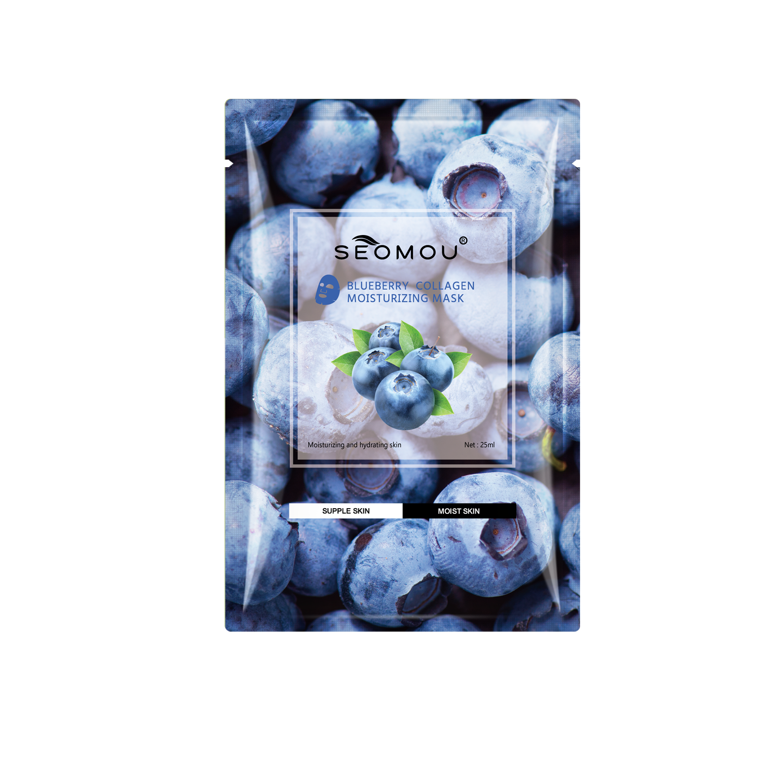 Blueberry Collagen Moisturizing Facial Mask 1PCS 10 Sheets