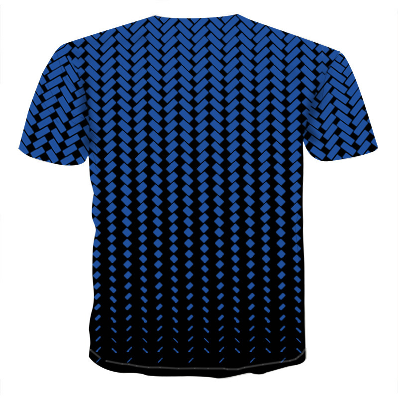 Title 4, 3DT Shirt mit geometrischem Mesh Digitaldruck K...