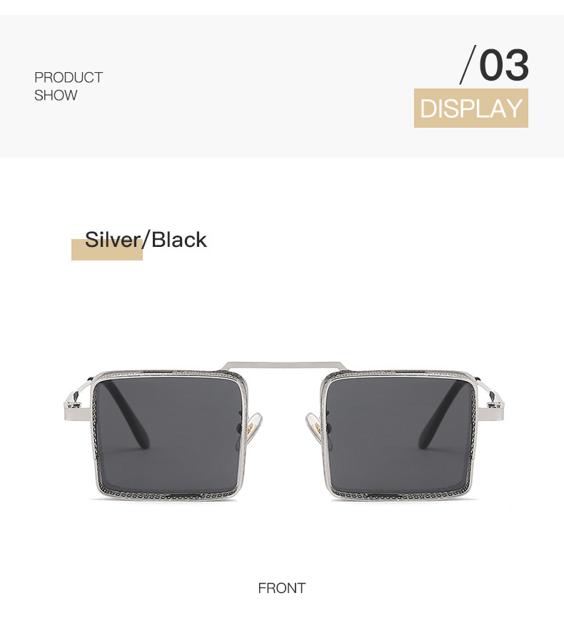 Title 4, Punk Steam Square Fashion Sunglasses