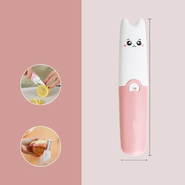 Fruit Knife Ceramic Knife Fruit Knife Folding Knife Portable Mini Household Peeler For Household Use Pink - Shop at LoveMi