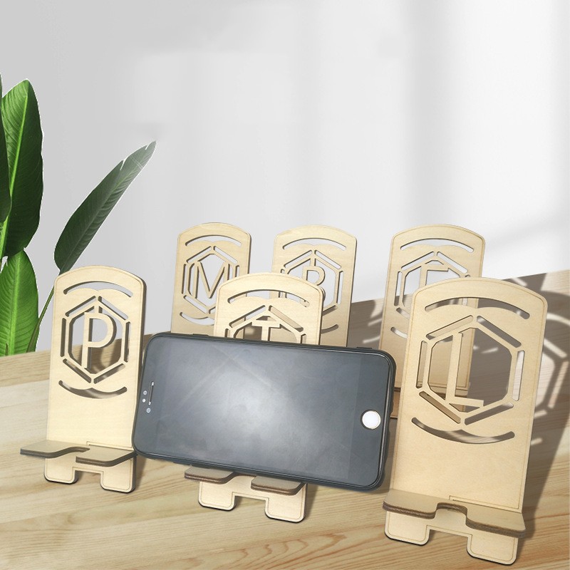 Wooden Mobile Phone Holder Assembled By Hand - Image 5