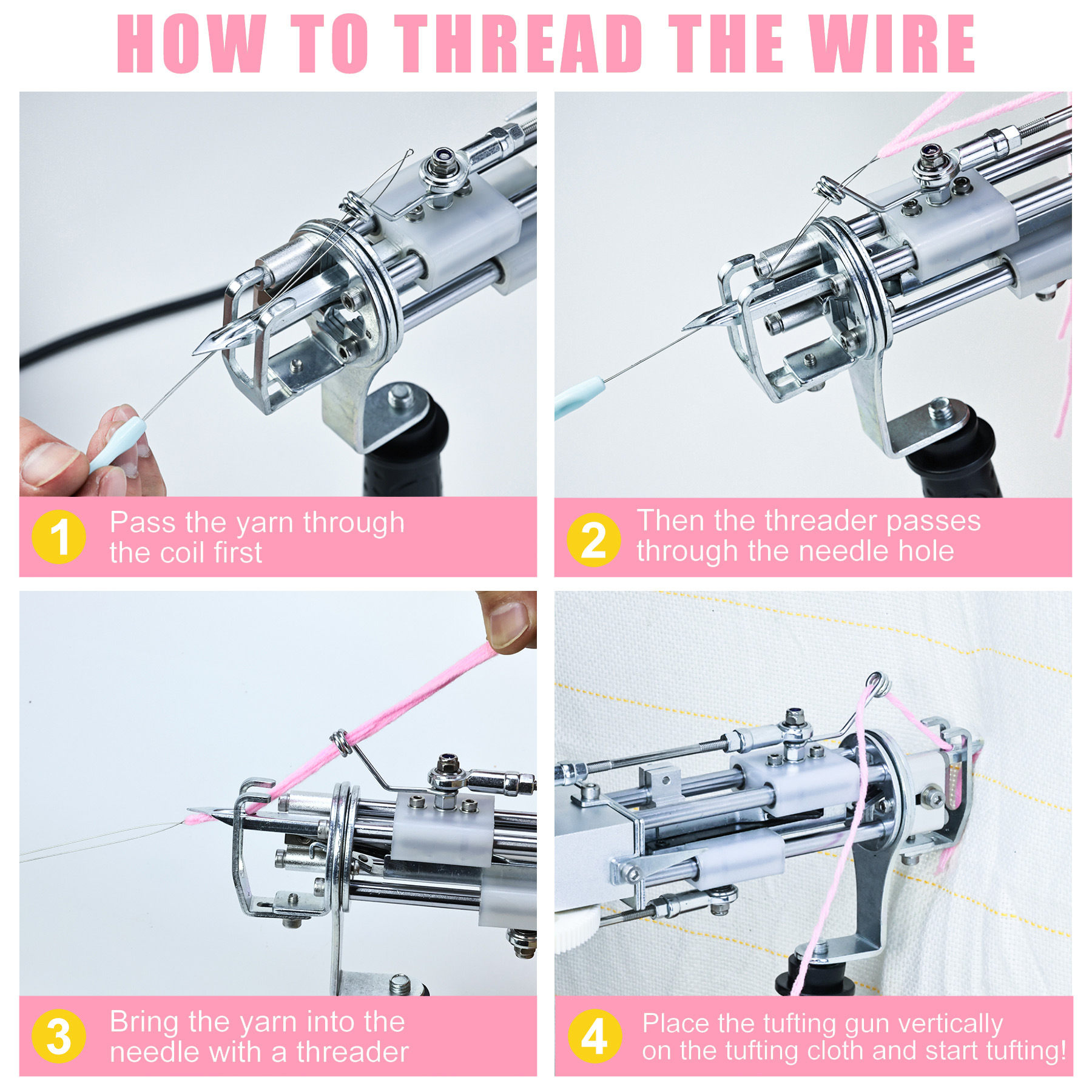 Electric Carpet Weaving Cut Velvet Two-in-onePiquada Electric Gun — foto 10