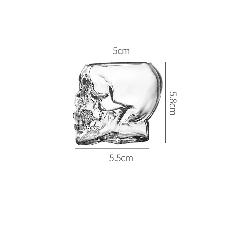 Skull Wine Glass Halloween Special-shaped Personality Juice Glass Whiskey Glass – image 4