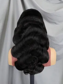 6x4 Density Virgin Human Hair Wigs For Black Women Vietnamese Raw Hair Transparent Lace Front Pre-Plucked Bleached Knots - Body Wave - View 1