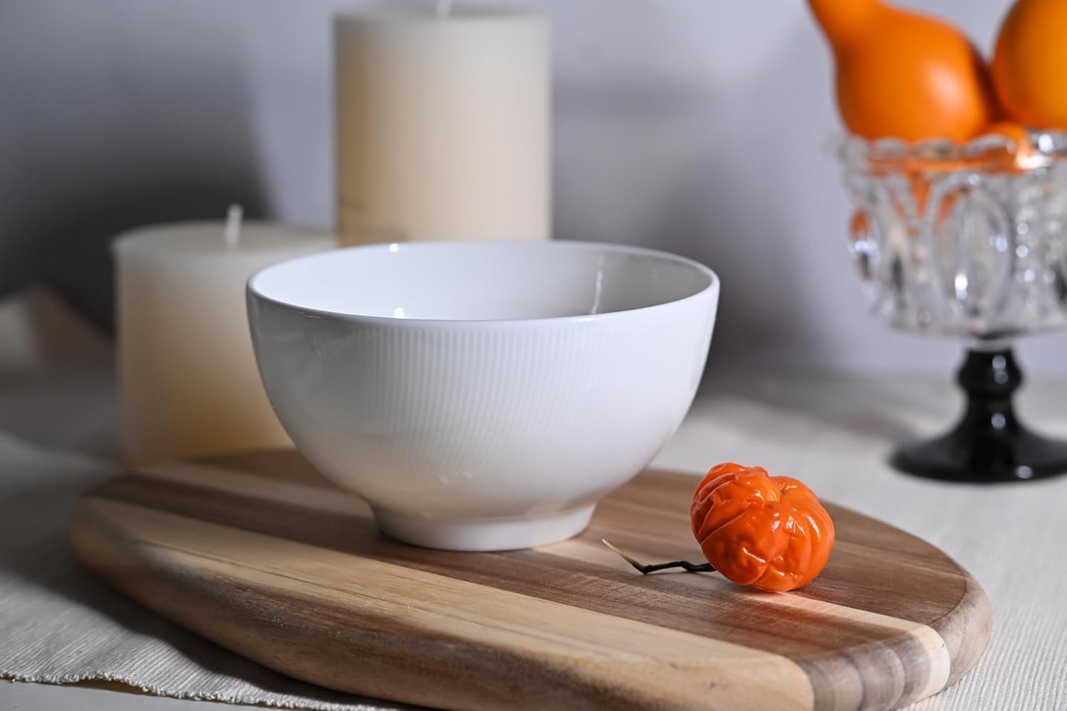 Service de table setaria bone china, 12 pièces, service pour 4, assiettes, plats – Image 9