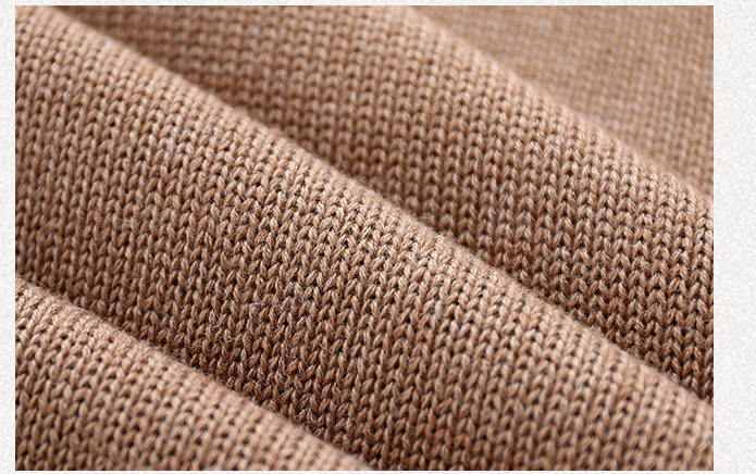 Knit Cardigan Single Row With Yarn-dyed Belt