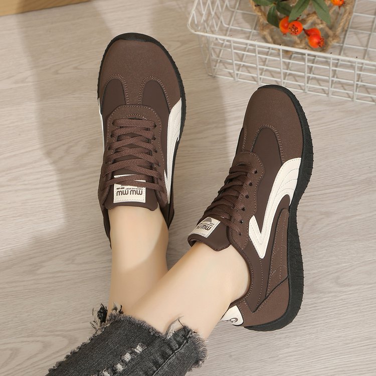 Women's 2026 New Cross-border Suede German Trainer Shoes, Soft Sole Lightweight Breathable Versatile Bestseller Sneakers