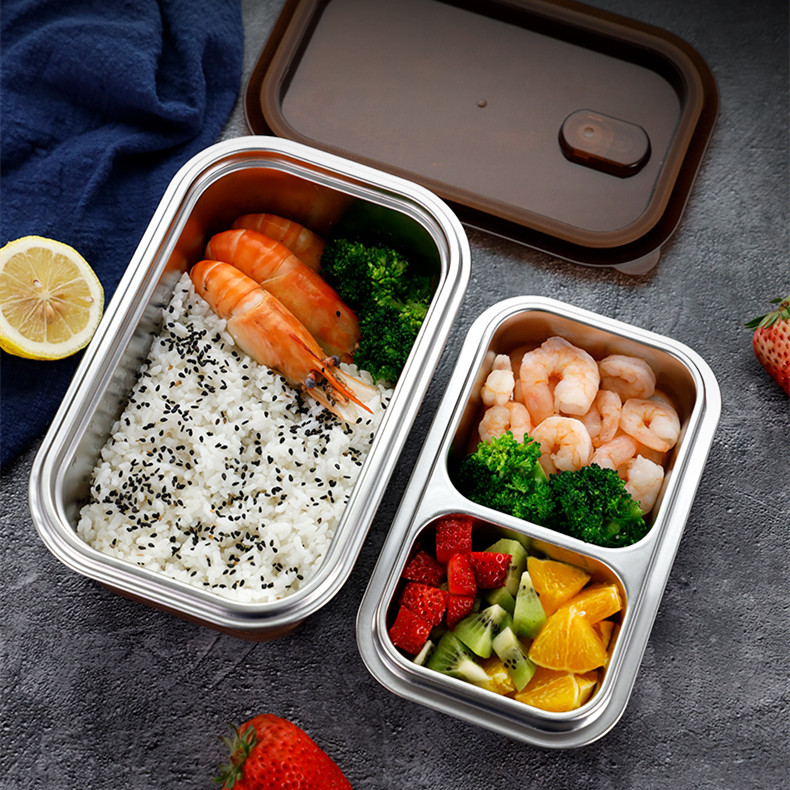 Stainless Steel Lunch Box Office Worker Insulation Compartment