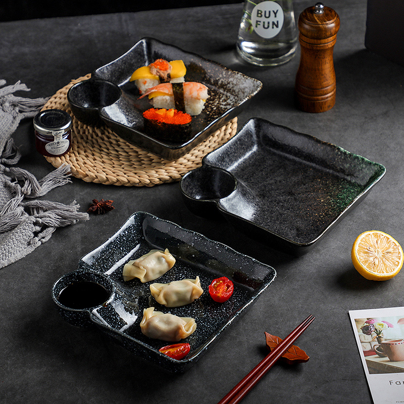 Japanese Fan-shaped Creative Cold Dish Plate