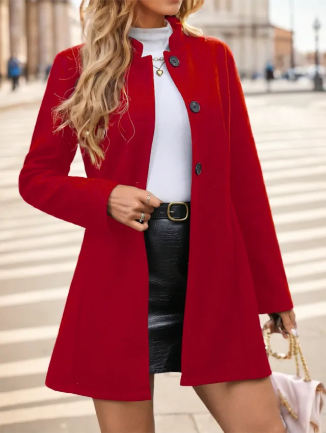 Clasi Women's Coat Red - Shop at LoveMi