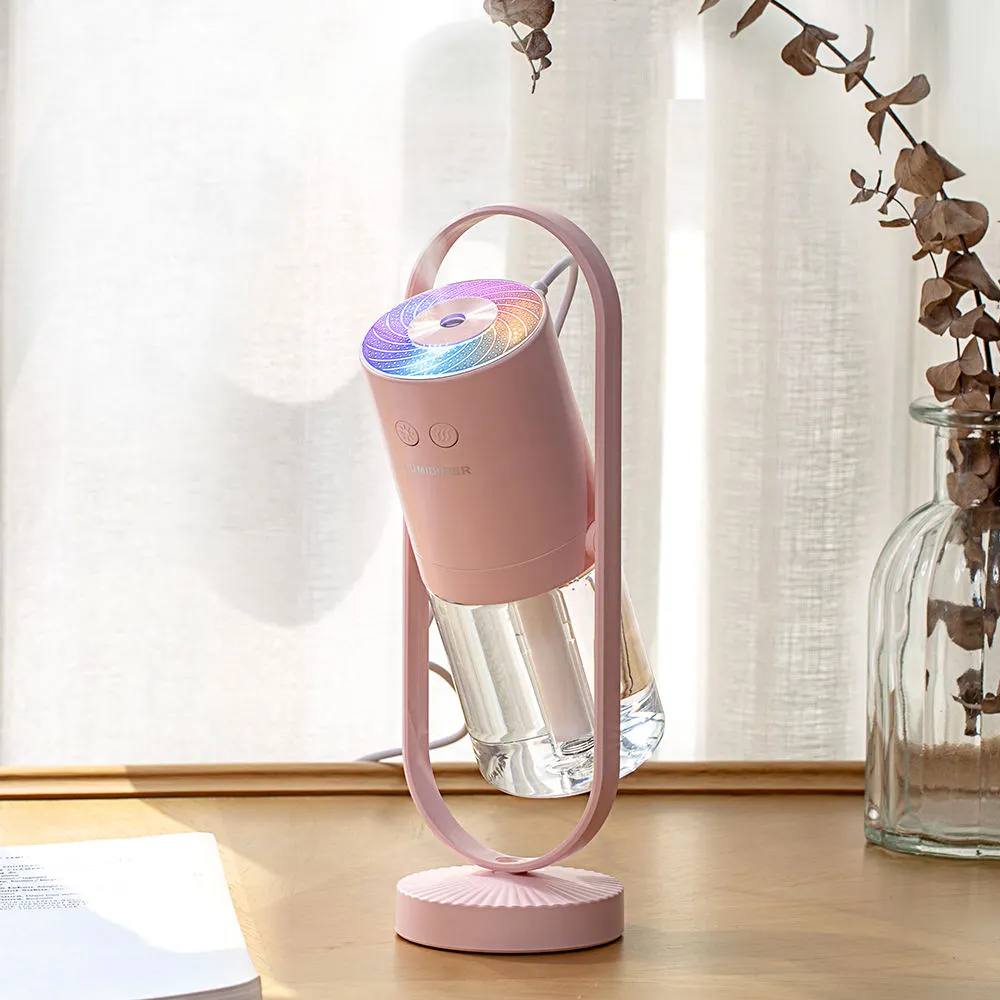200ml Portable Colorful Light Humidifier USB Rechargeable Car Humidifier – image 4