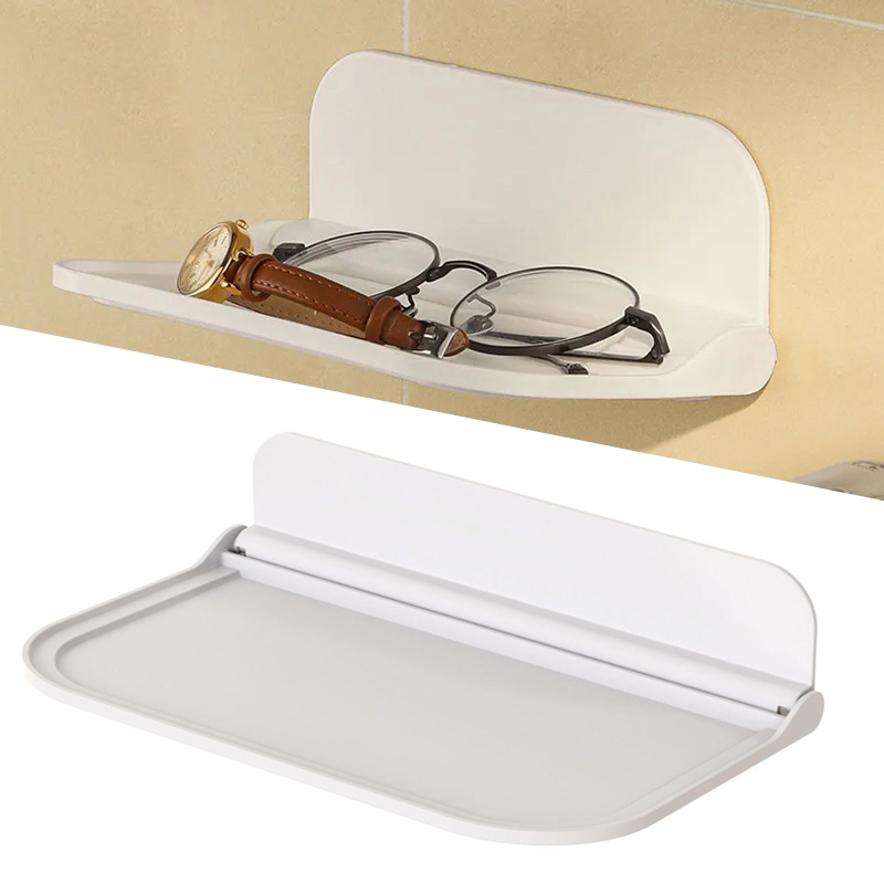 Foldable Floating Shelf Wall Mounted Display Shelves Bathroom Shelf---Large — image 4