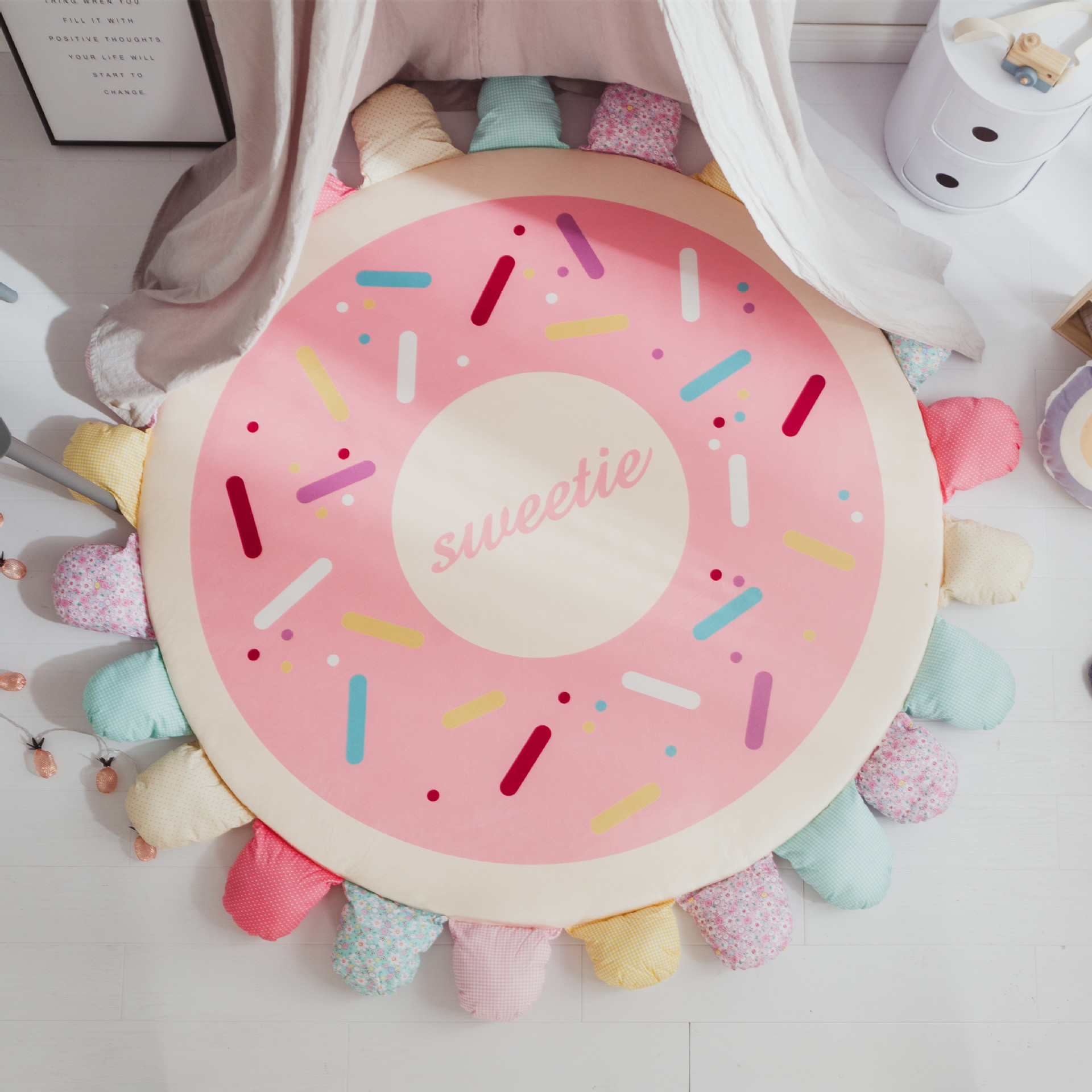 Household Fashion Children's Round Game Pad