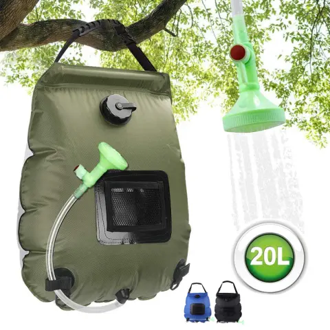 Outdoor Solar Bath Bag Camping Water Storage Bag Portable